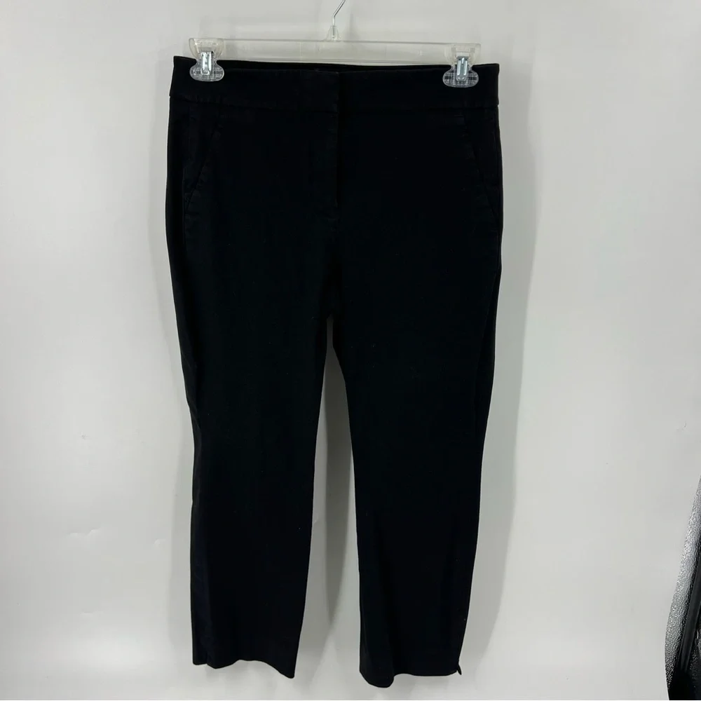 ✅ J.‎ Crew BLACK Remi Pant Pants Crop cropped black 10 style# AV394